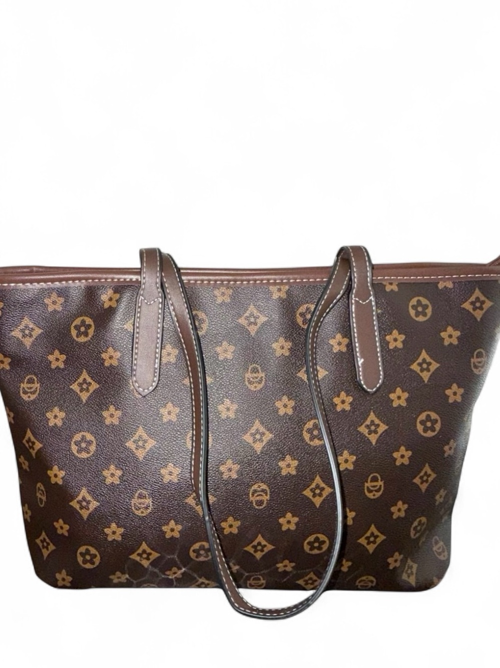 FASHION Large Zip Top Shoulder/Tote Bag - NWOT